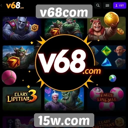 Plataforma v68com oferece diversas opções de jogos online